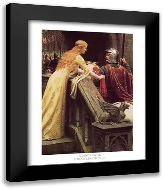 God Speed 15x18 Black Modern Wood Framed Art Print Poster by Leighton, Edmund Blair