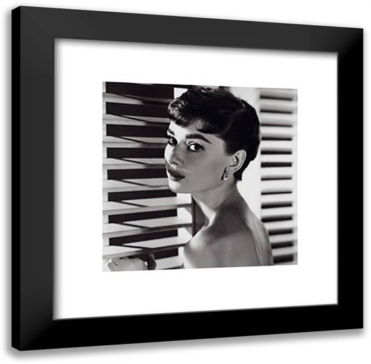 Audrey Hepburn - Dream 20x20 Black Modern Wood Framed Art Print Poster