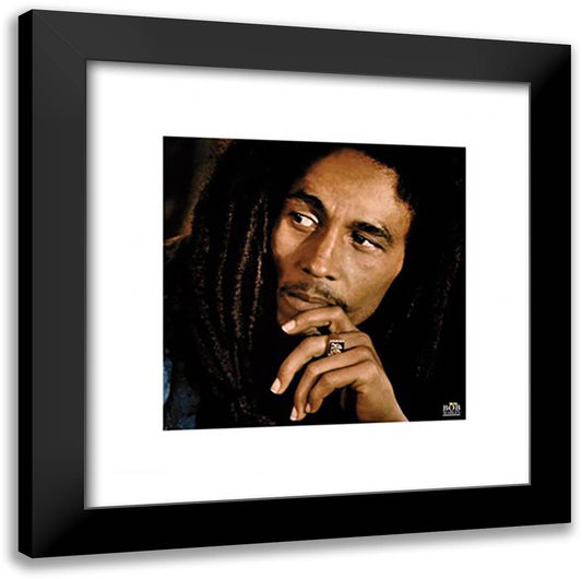 Bob Marley - Legend 20x20 Black Modern Wood Framed Art Print Poster