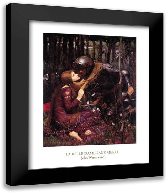 La Belle Dame Sans Merci, c.1893 15x18 Black Modern Wood Framed Art Print Poster by Waterhouse, John William