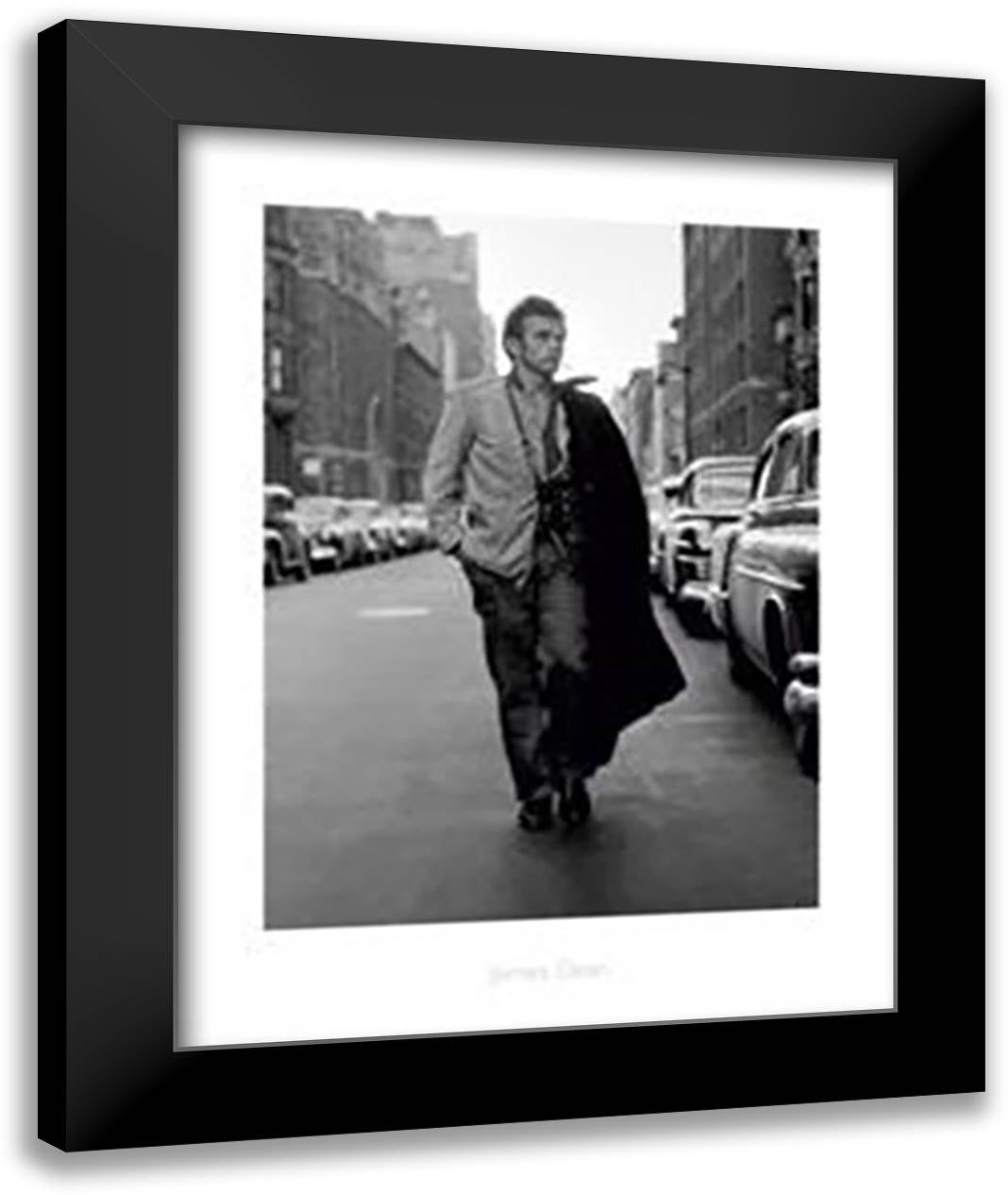 James Dean Camera 28x36 Black Modern Wood Framed Art Print Poster