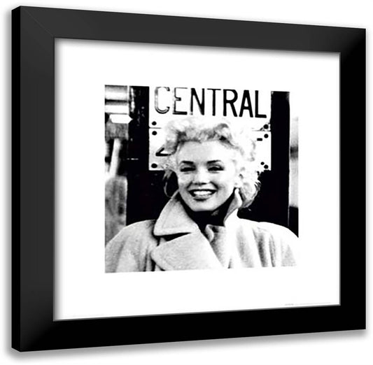 Marilyn Monroe Grand Central 20x20 Black Modern Wood Framed Art Print Poster