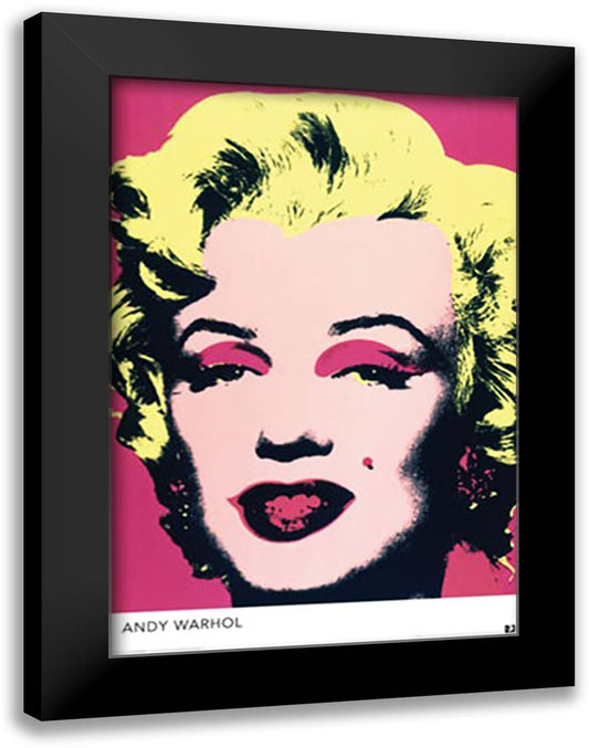 Marilyn Monroe 28x40 Black Modern Wood Framed Art Print Poster by Warhol, Andy