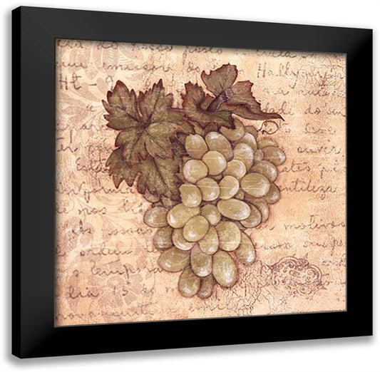 Grapes IV 12x12 Black Modern Wood Framed Art Print Poster by Marrott, Stephanie