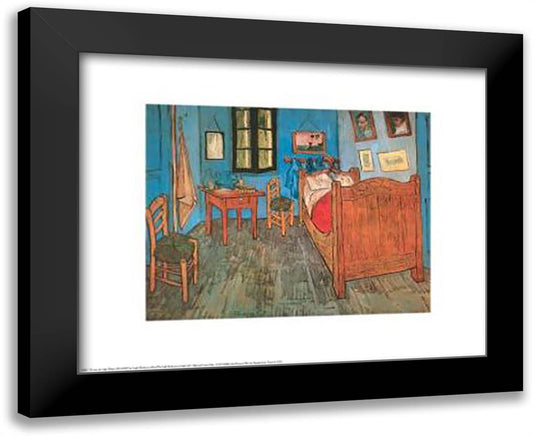 Bedroom At Arles 24x20 Black Modern Wood Framed Art Print Poster by Van Gogh, Vincent