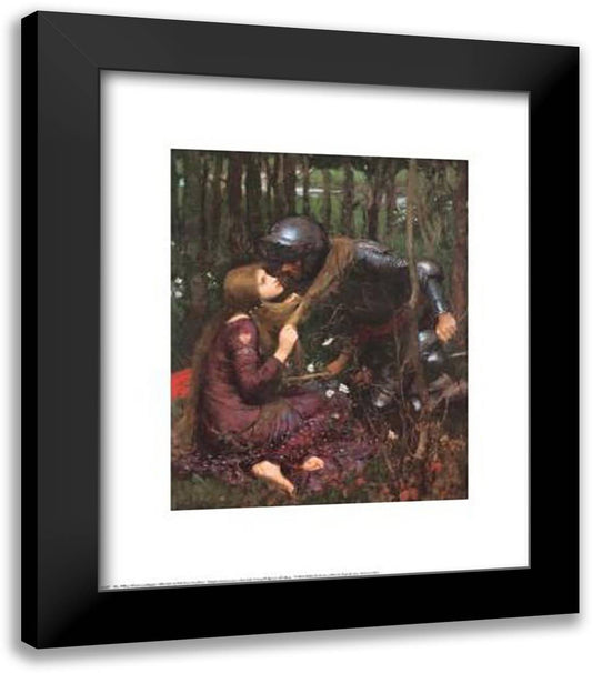 La Belle Dame Sans Merci 20x24 Black Modern Wood Framed Art Print Poster by Waterhouse, John William