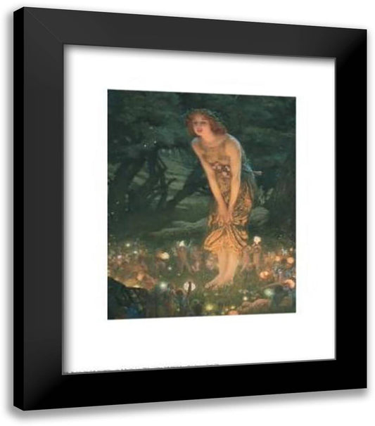 Midsummer Eve, c.1908 20x24 Black Modern Wood Framed Art Print Poster by Hughes, Edward Robert