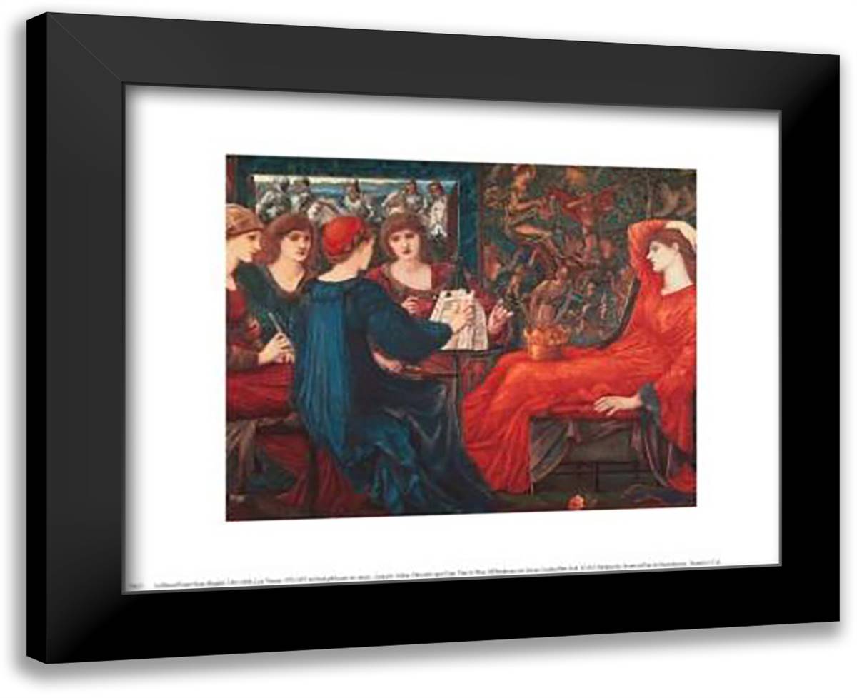 Laus Veneris 18x15 Black Modern Wood Framed Art Print Poster by Burne-Jones, Sir Edward