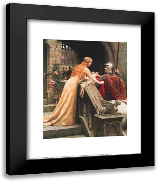 God Speed 15x18 Black Modern Wood Framed Art Print Poster by Leighton, Edmund Blair