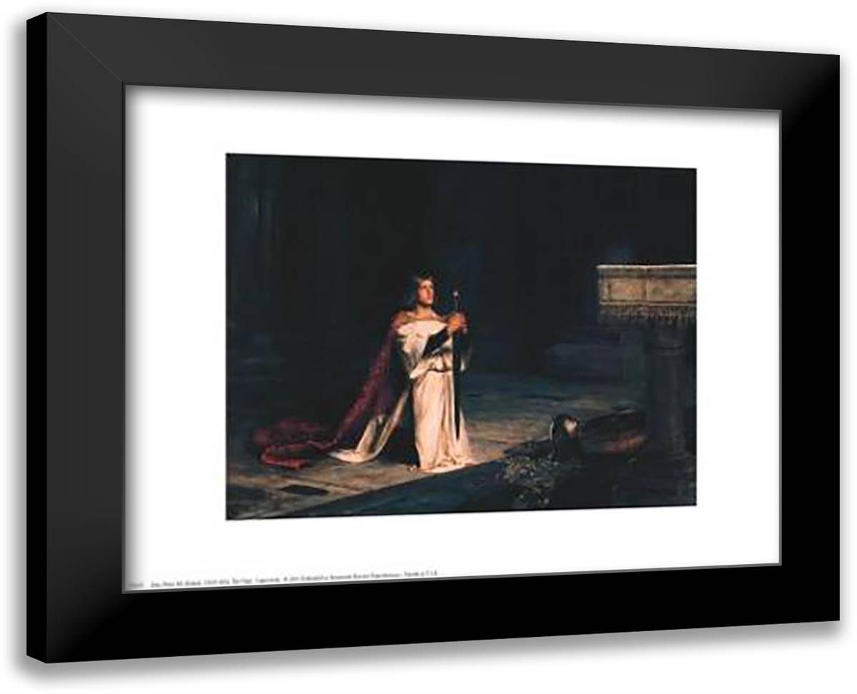 Vigil 18x15 Black Modern Wood Framed Art Print Poster by Pettie, John
