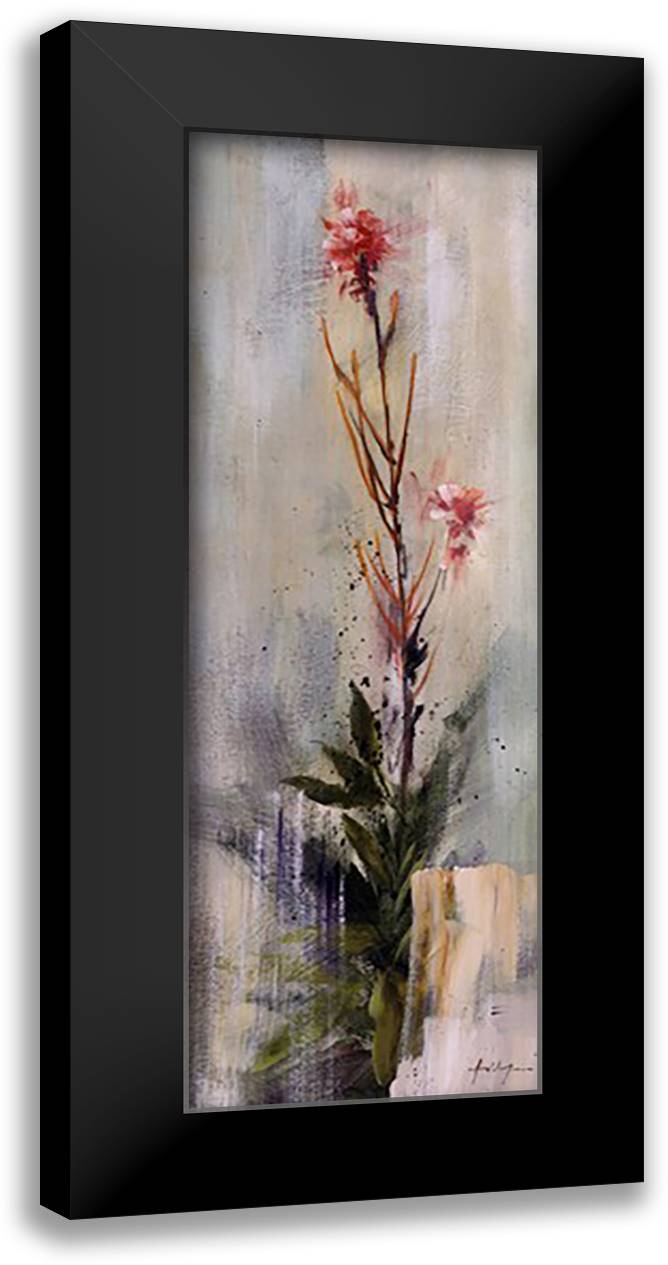 Fireweed II 16x40 Black Modern Wood Framed Art Print Poster by Addyman, Simon