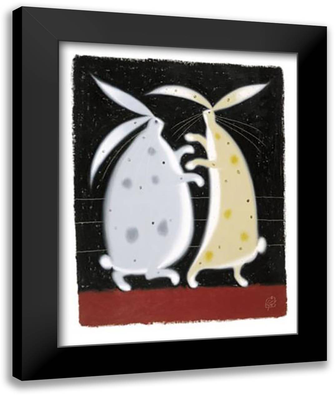 Marquis of Queensbury 28x36 Black Modern Wood Framed Art Print Poster by Nazran, Govinder