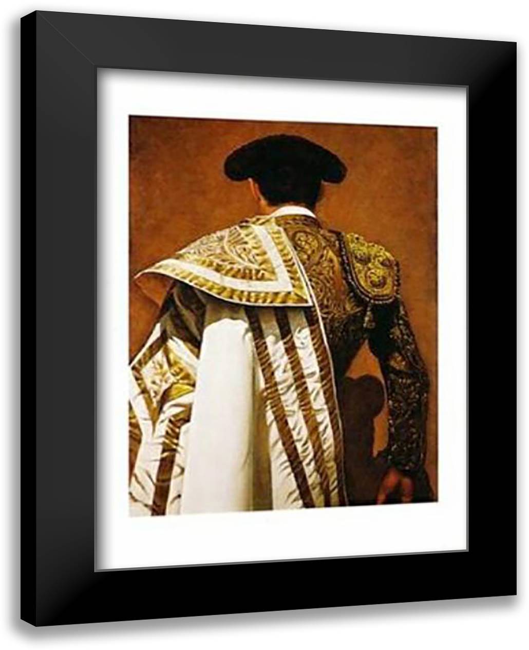 Traje de Luz II 24x32 Black Modern Wood Framed Art Print Poster by Gaillard, Christian