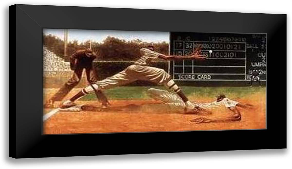 Cool Papa Bell (L.E.) 40x20 Black Modern Wood Framed Art Print Poster by Nelson, Kadir
