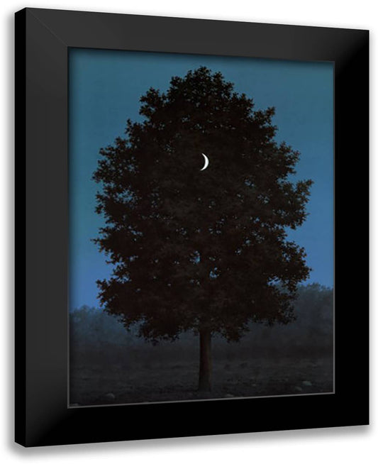 Le Seize Septembre 24x32 Black Modern Wood Framed Art Print Poster by Magritte, Rene