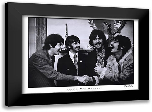 Beatles, Portrait of an era 36x28 Black Modern Wood Framed Art Print Poster by McCartney, Linda