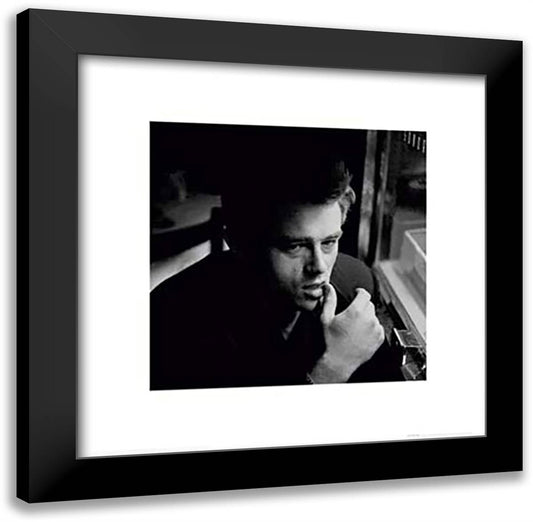 James Dean (Thumb) 20x20 Black Modern Wood Framed Art Print Poster