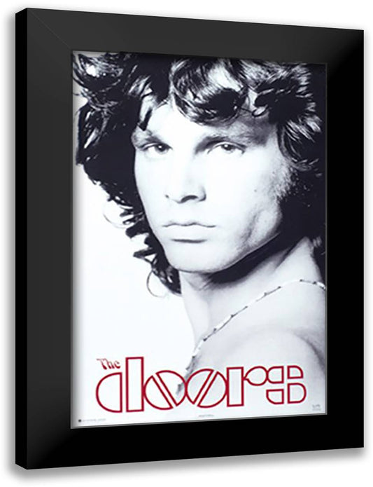 The Doors- Morrison 26x38 Black Modern Wood Framed Art Print Poster