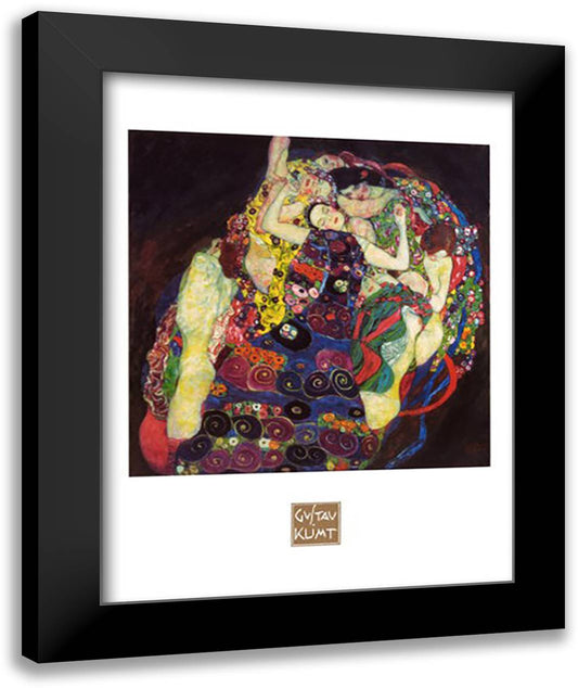 The Virgin, c.1913 28x36 Black Modern Wood Framed Art Print Poster by Klimt, Gustav