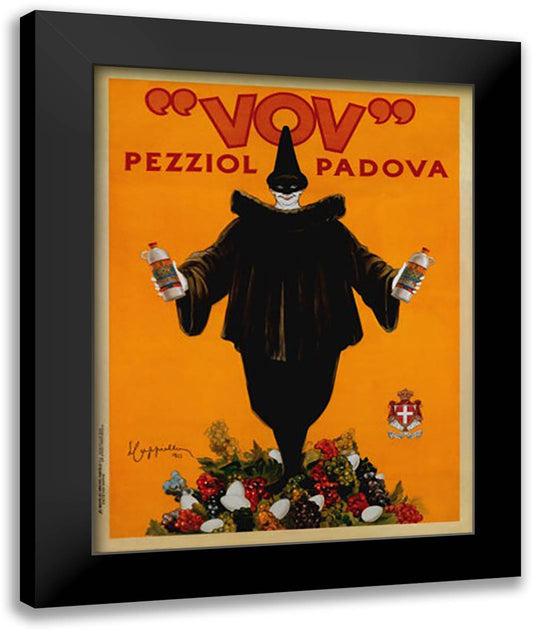 Vov 1922 28x36 Black Modern Wood Framed Art Print Poster by Cappiello, Leonetto