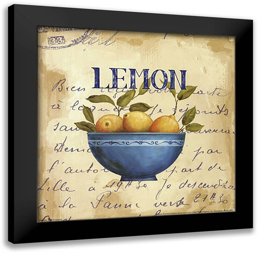 Zest of Lemons 13x13 Black Modern Wood Framed Art Print Poster by Brissonnet, Daphne