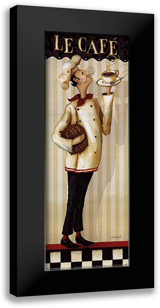 Chef's Masterpiece II 8x16 Black Modern Wood Framed Art Print Poster by Audit, Lisa