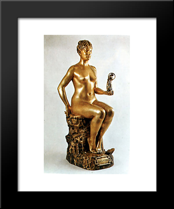 Tanagra 20x24 Black Modern Wood Framed Art Print Poster by Gerome, Jean Leon