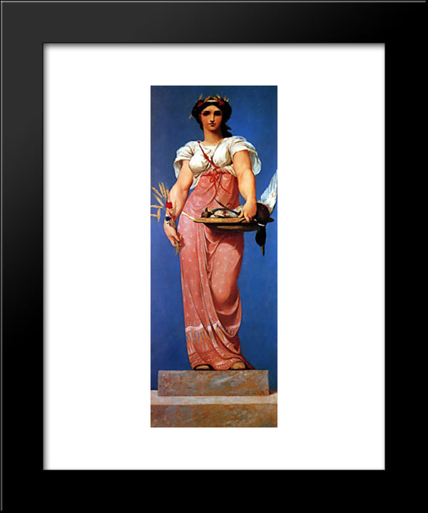 Decoration 20x24 Black Modern Wood Framed Art Print Poster by Gerome, Jean Leon