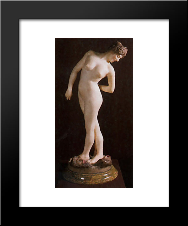 The Ballplayer 20x24 Black Modern Wood Framed Art Print Poster by Gerome, Jean Leon