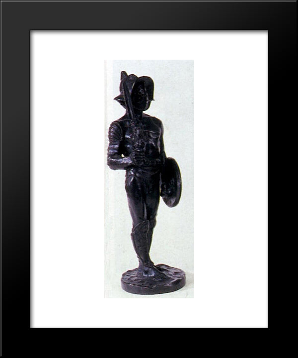 Mirmillo 20x24 Black Modern Wood Framed Art Print Poster by Gerome, Jean Leon
