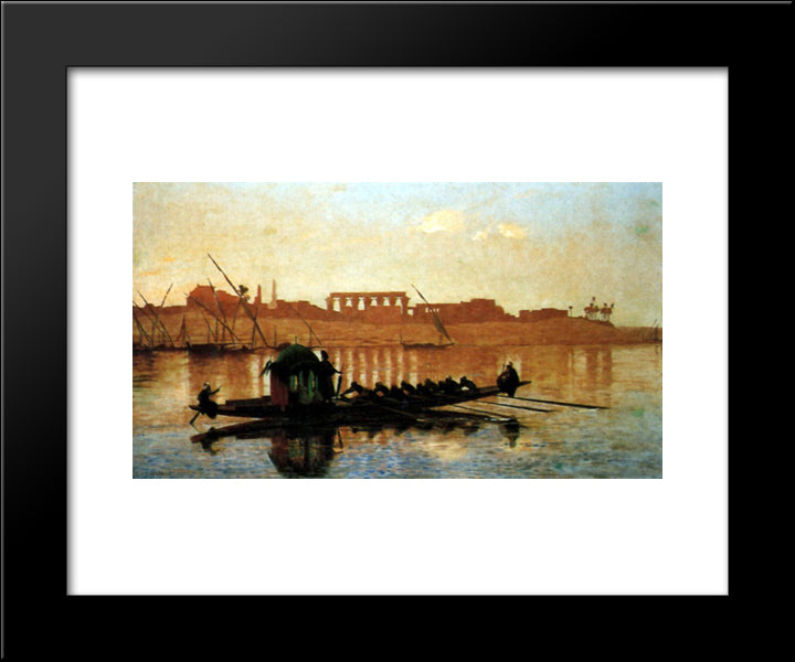 Excursion Of The Harem 20x24 Black Modern Wood Framed Art Print Poster by Gerome, Jean Leon