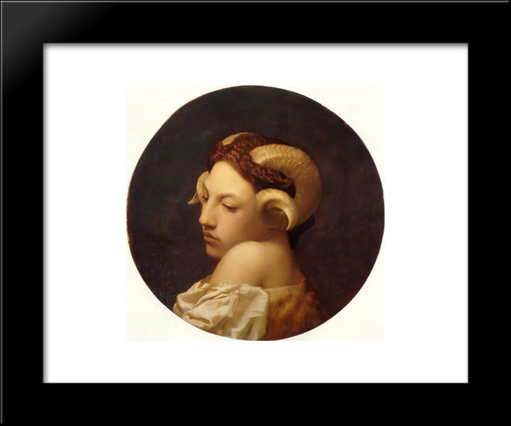 The Bacchante 20x24 Black Modern Wood Framed Art Print Poster by Gerome, Jean Leon