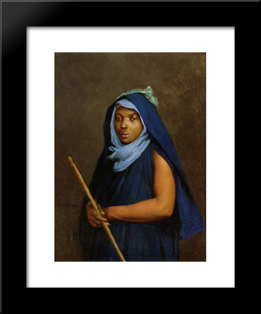 Moroccan Girl 20x24 Black Modern Wood Framed Art Print Poster by Gerome, Jean Leon