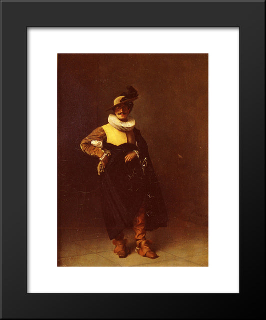 Notable Person - Louis Xiii 20x24 Black Modern Wood Framed Art Print Poster by Gerome, Jean Leon