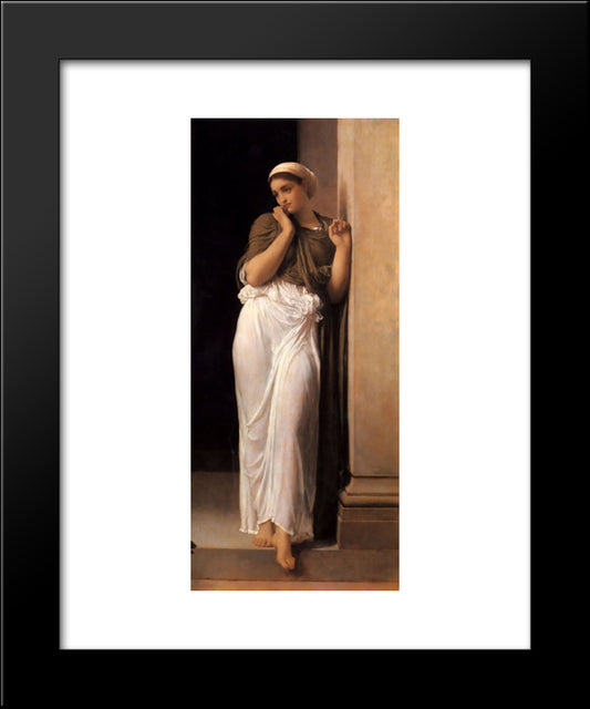 Nausicaa 20x24 Black Modern Wood Framed Art Print Poster by Leighton, Frederic