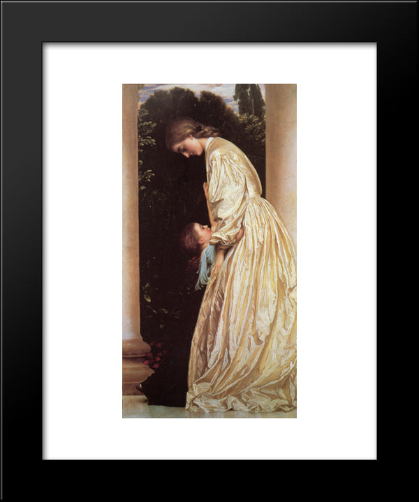 Sisters 20x24 Black Modern Wood Framed Art Print Poster by Leighton, Frederic