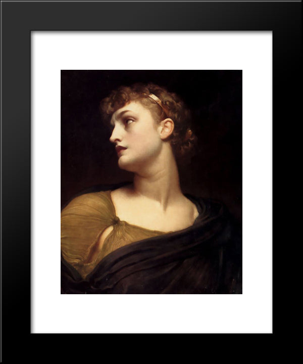 Clytemnestra 20x24 Black Modern Wood Framed Art Print Poster by Leighton, Frederic