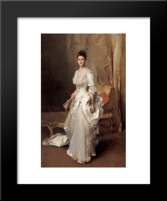 Mrs. Henry White 20x24 Black Modern Wood Framed Art Print Poster by Sargent, John Singer
