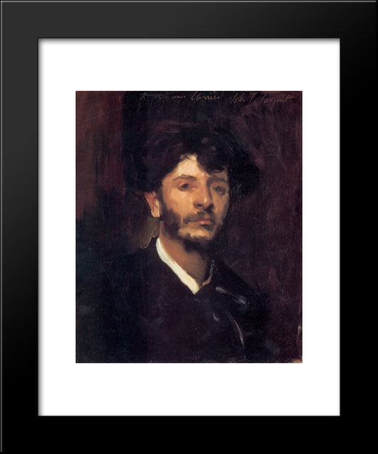 Jean-Joseph-Marie Carries 20x24 Black Modern Wood Framed Art Print Poster by Sargent, John Singer