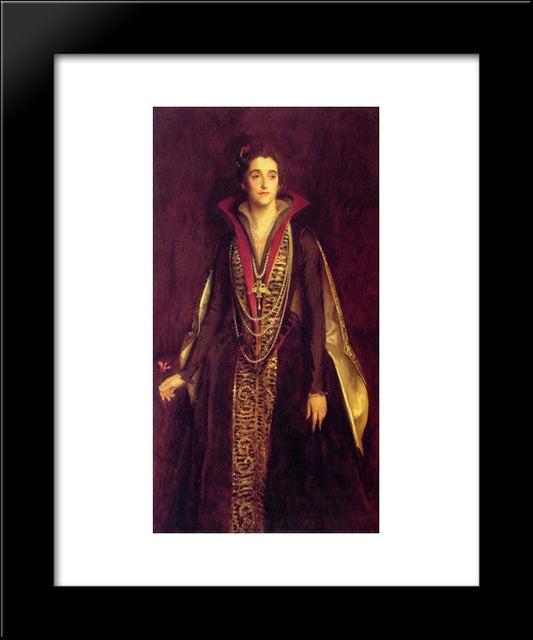 The Countess Of Rocksavage, Later Marchioness Of Cholmondeley 20x24 Black Modern Wood Framed Art Print Poster by Sargent, John Singer