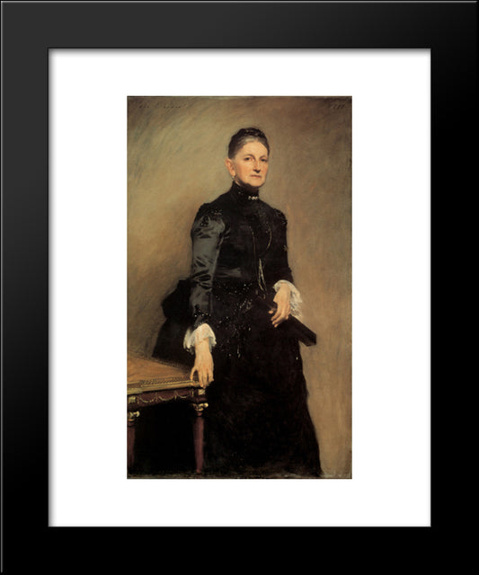 Mrs Adrian Iselin 20x24 Black Modern Wood Framed Art Print Poster by Sargent, John Singer