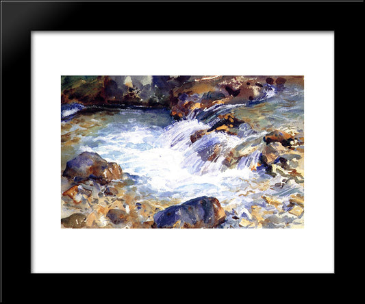 In The Tyrol 20x24 Black Modern Wood Framed Art Print Poster by Sargent, John Singer