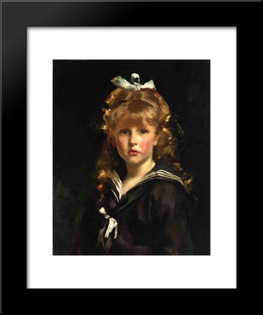 Jacques Barenton 20x24 Black Modern Wood Framed Art Print Poster by Sargent, John Singer