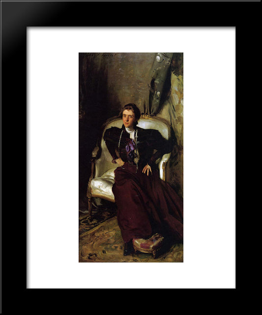 Mrs Charles Thursby 20x24 Black Modern Wood Framed Art Print Poster by Sargent, John Singer