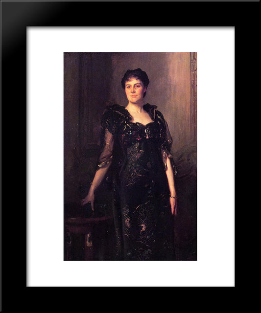 Mrs. Charles F. St. Clair Anstruther-Thompson, Nee Agnes 20x24 Black Modern Wood Framed Art Print Poster by Sargent, John Singer