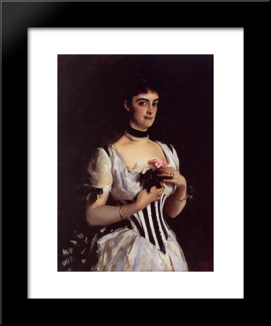 Mrs. Winton Phipps 20x24 Black Modern Wood Framed Art Print Poster by Sargent, John Singer