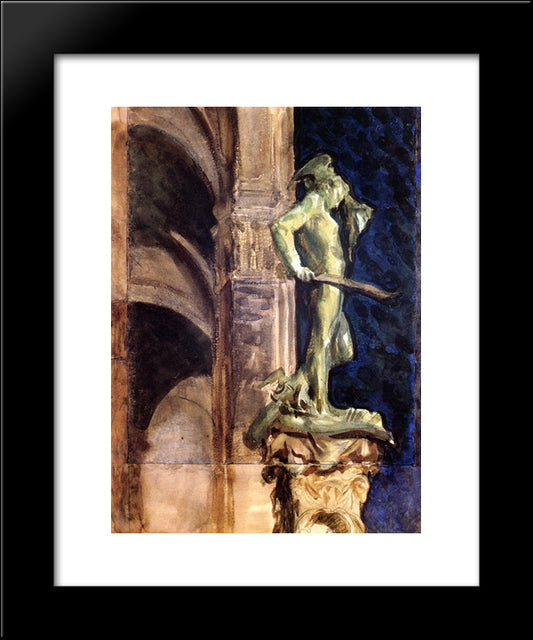 Perseus By Night 20x24 Black Modern Wood Framed Art Print Poster by Sargent, John Singer