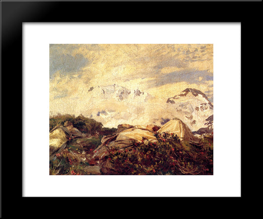 Princess Nouronihar 20x24 Black Modern Wood Framed Art Print Poster by Sargent, John Singer