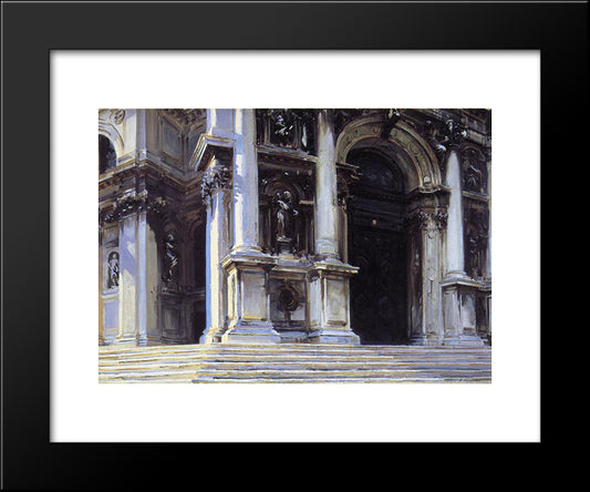 Santa Maria Della Salute 20x24 Black Modern Wood Framed Art Print Poster by Sargent, John Singer