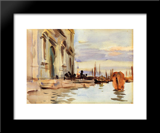 Spirito Santo, Saattera 20x24 Black Modern Wood Framed Art Print Poster by Sargent, John Singer